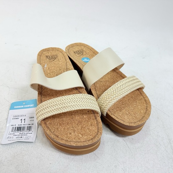 Reef Shoes - Reef Cushion Vista Hi Women's Comfort Platform Sandals Vintage - 11 Medium